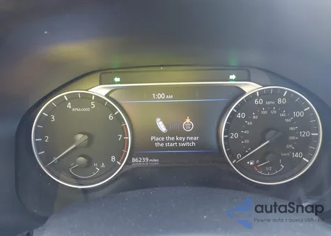 2019 Nissan Altima 2.5 Sr z USA, uszkodzony, nr VIN 1N4BL4CV3KC186347